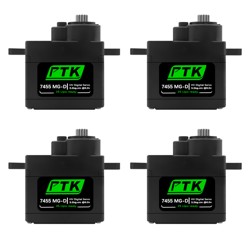 Rc Helicopter Servo - Servo numérique PTK 7455MG-D 12g à