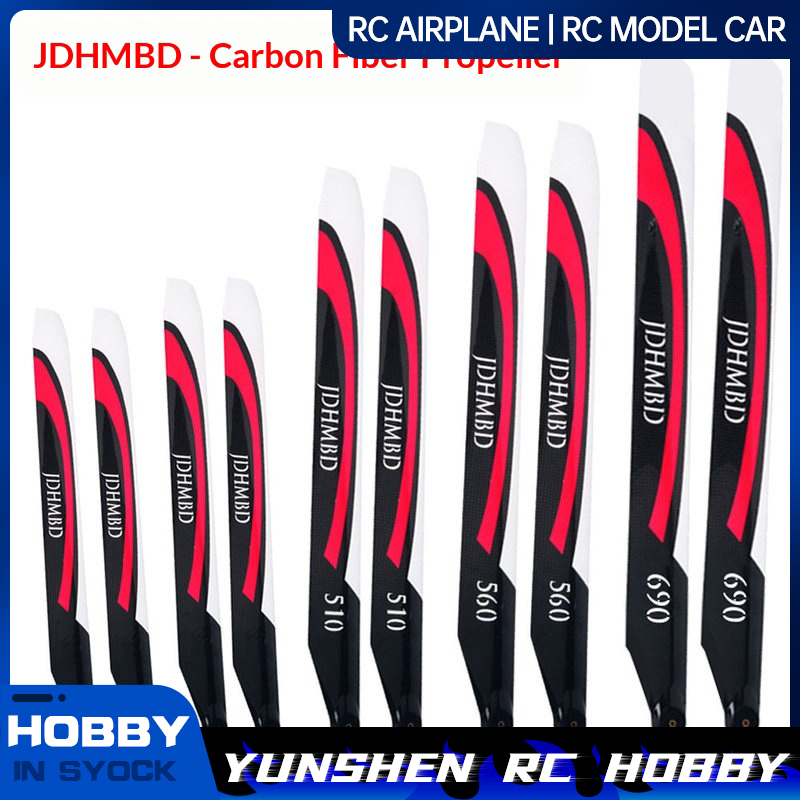 Rc Helicopter Blade - Lame principale d'hélicoptère RC Jdhmbd 360/380/420/510/560/690mm,